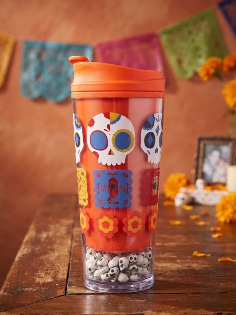 Starbucks MX Dia de Muertos Day of the Dead 2026 limited Edi tumbler 10 oz